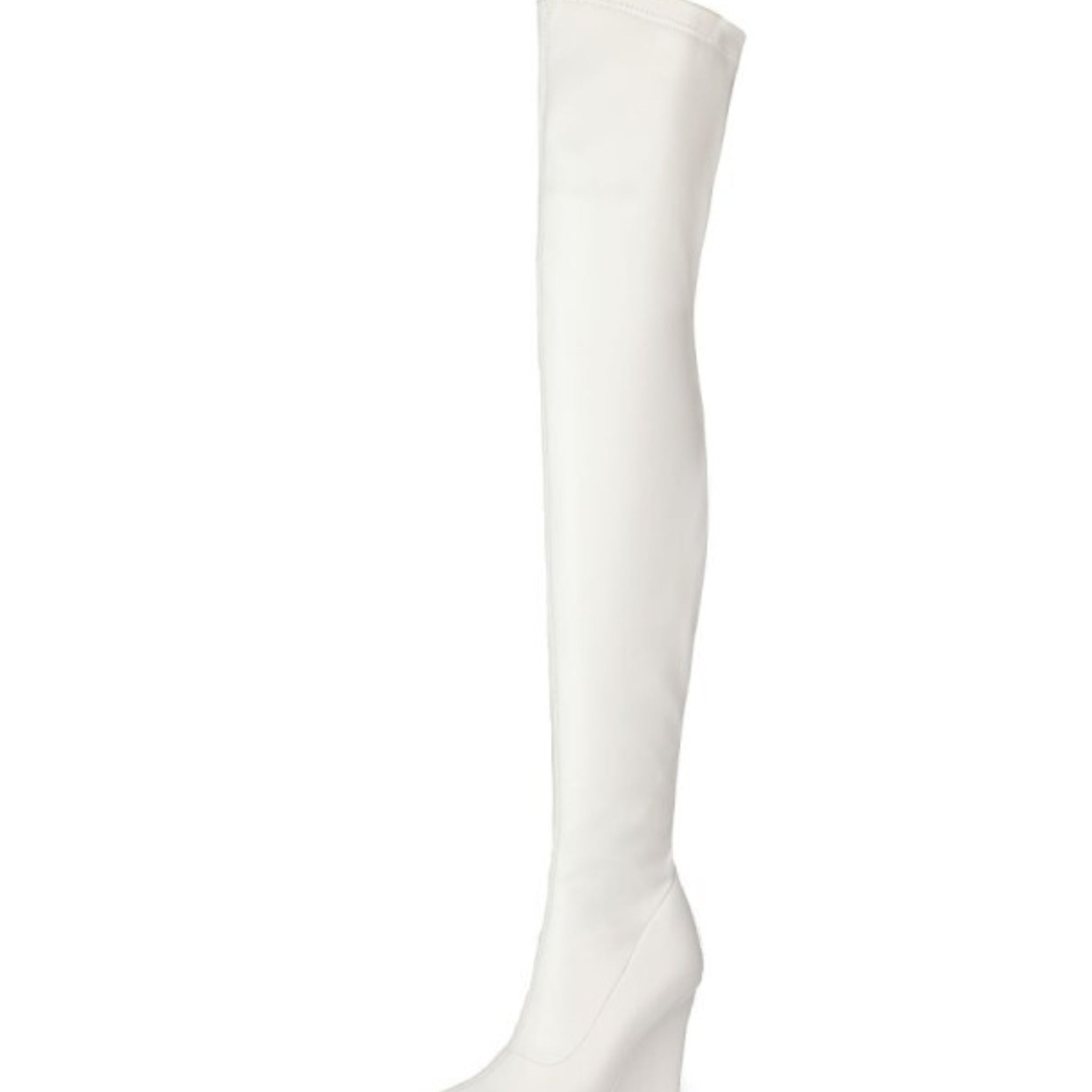 White High-Heel Over-The-Knee Boots for Women