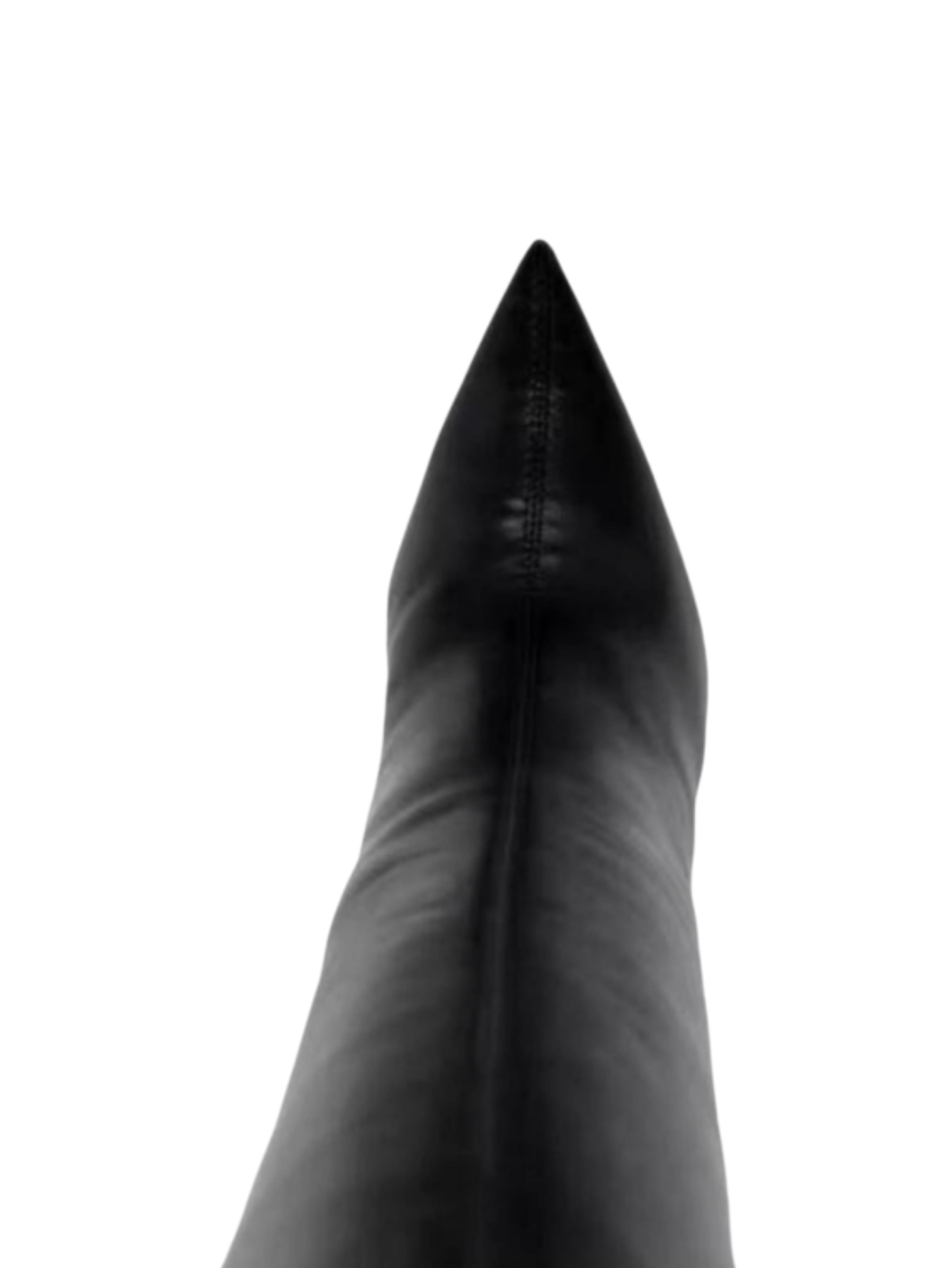 Black Pointed Toe Ladies Over-The-Knee Boots
