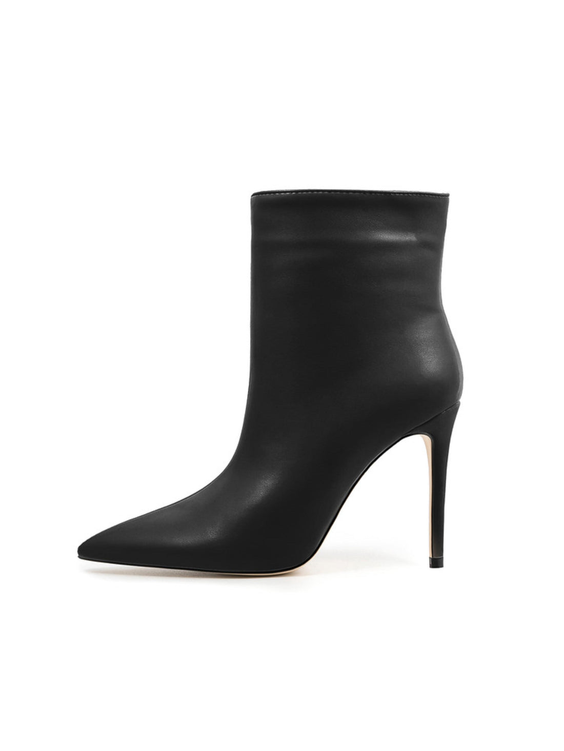 Elegant Black Pointed Toe Stilettos Ankle Boots