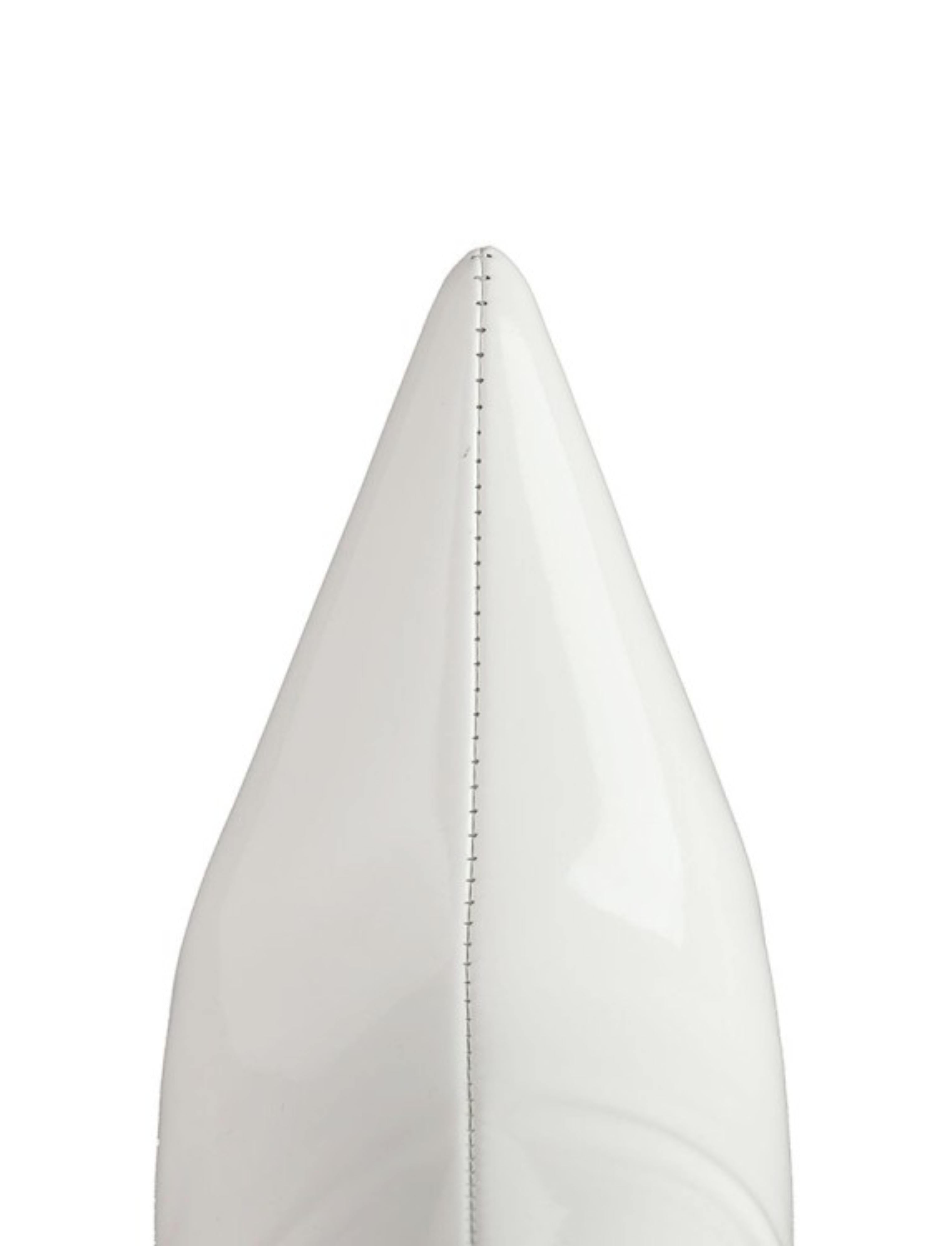 Elegant White Knee-High Long Pointed Toe Boots for Women