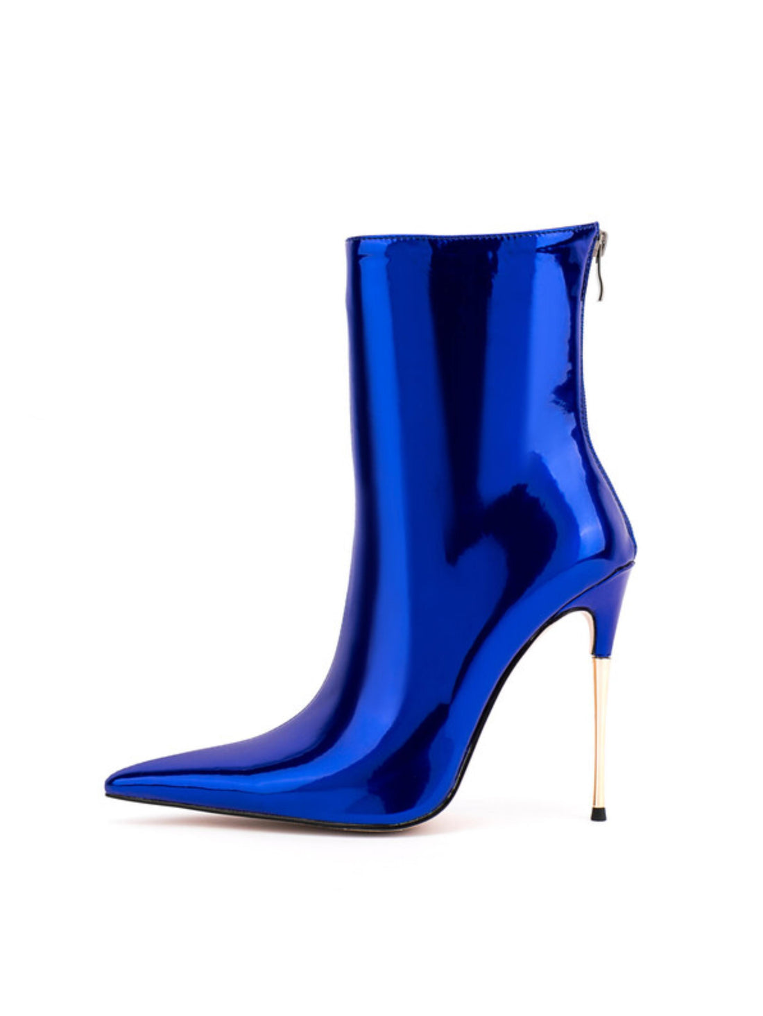 Royal Blue High-Heel Stilettos Ankle Boots for Women
