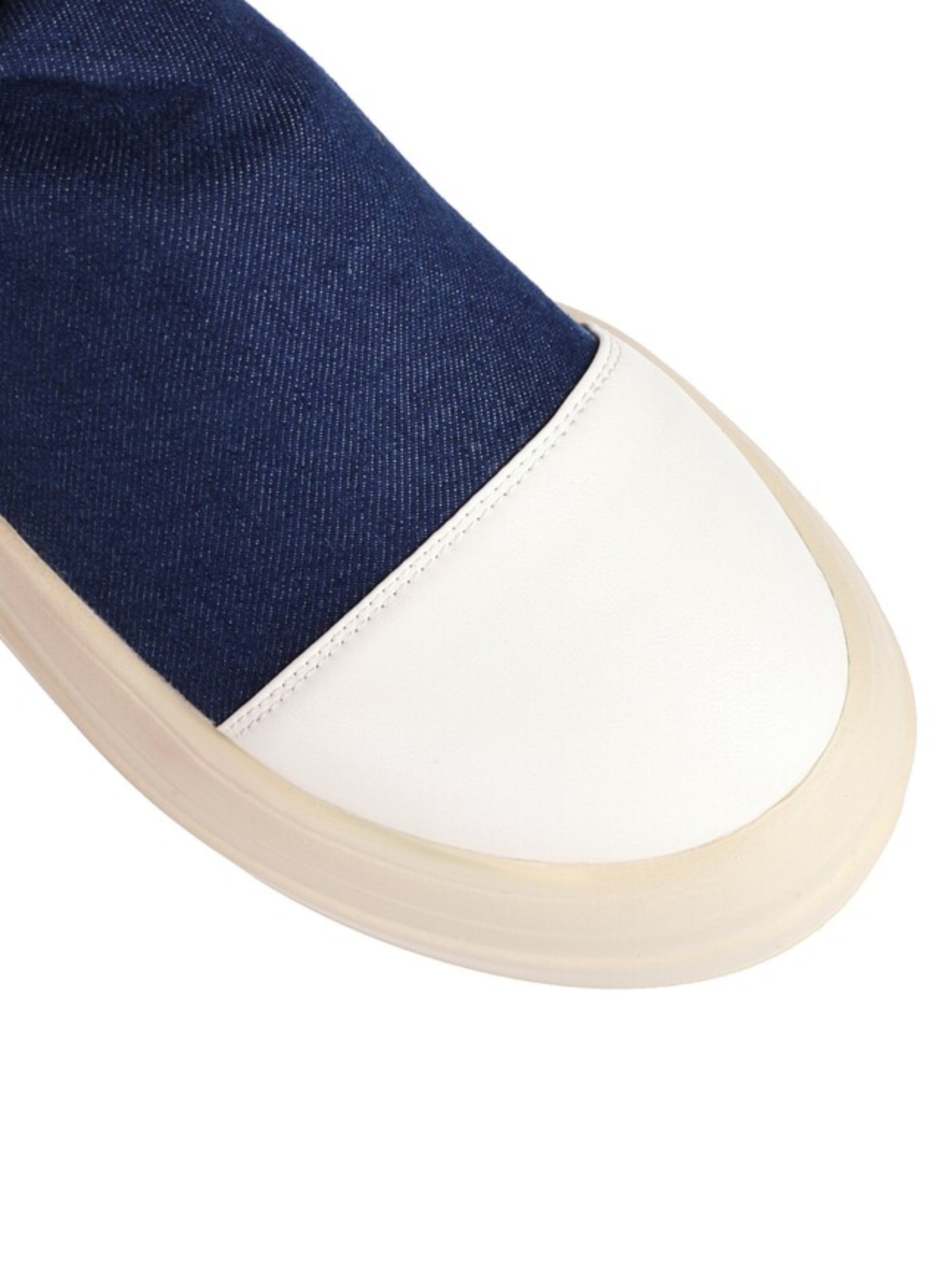 Navy Blue Round Toe Women's Thigh High Boots