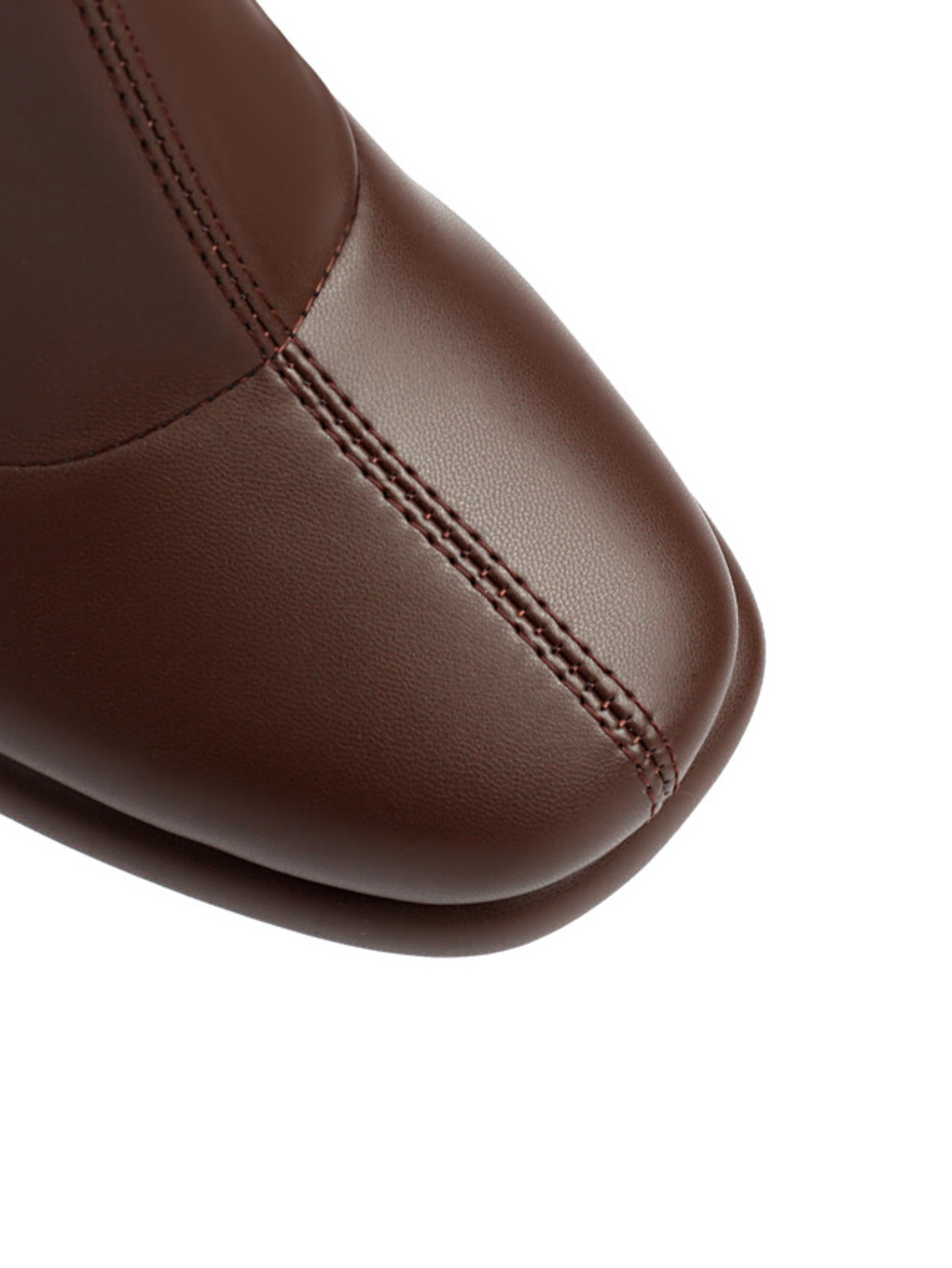 Chocolate Brown High-Heel Ankle Boots for Women