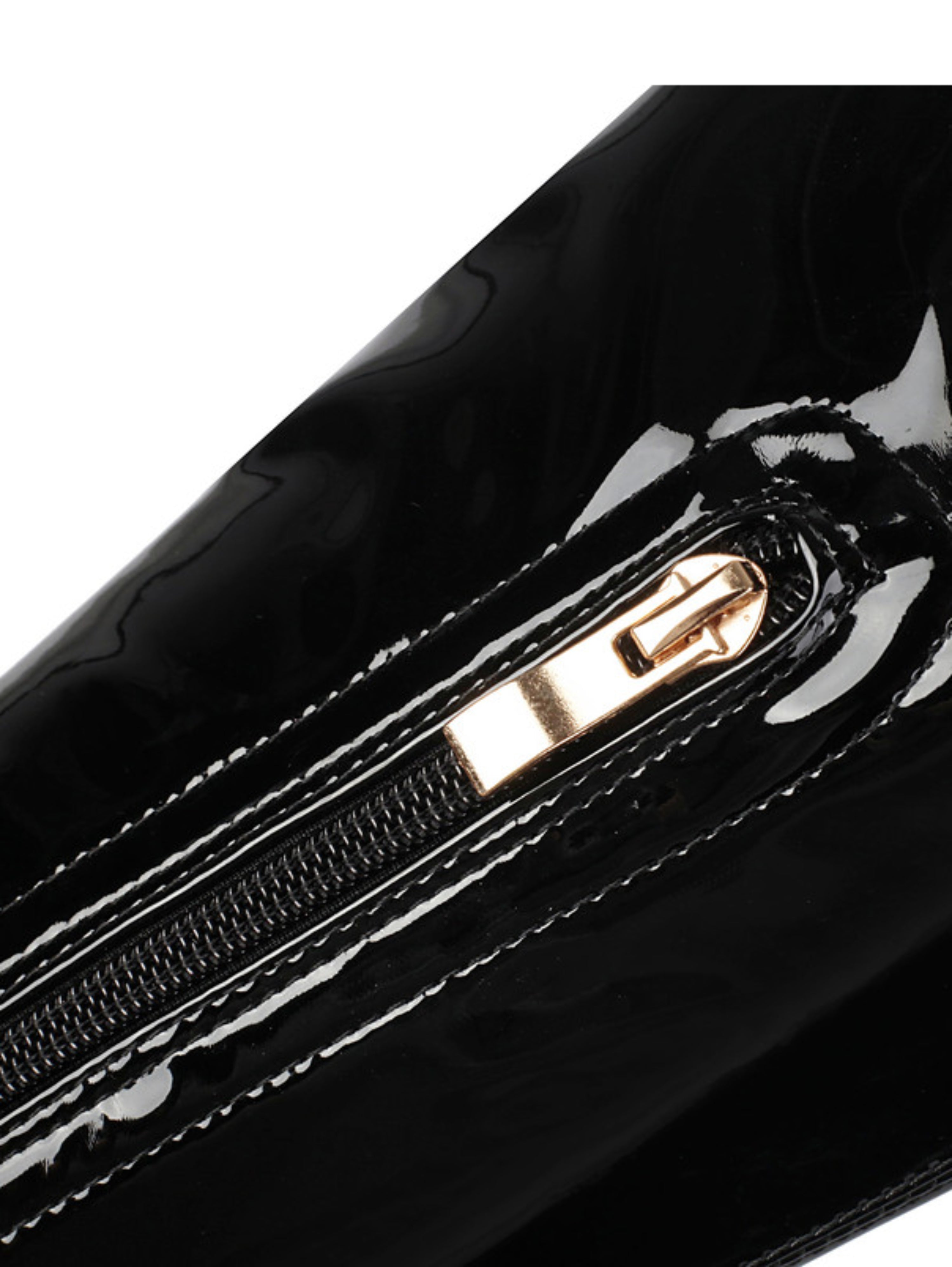 Black Pointed Toe Over-The-Knee Boots Women